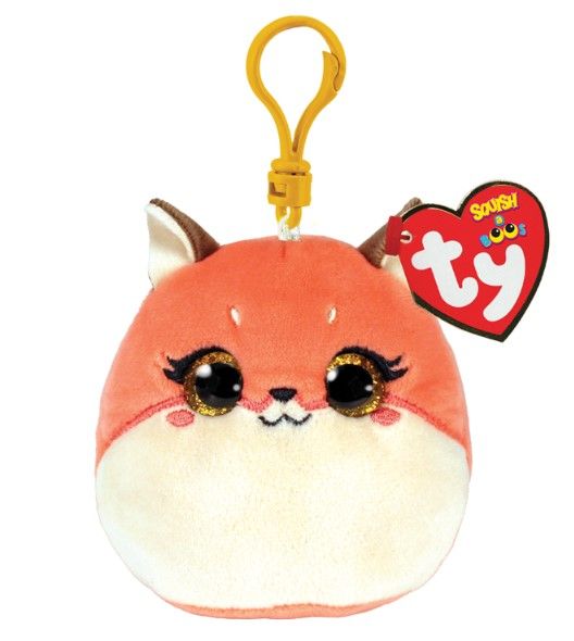 TY Roxie Squish Clip fox