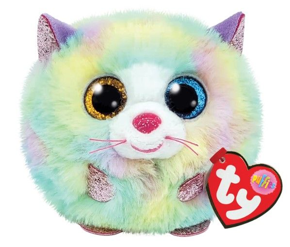 TY Puffies Heather Cat