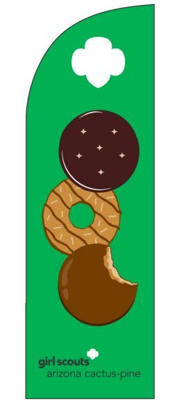 Cookie Feather Flag