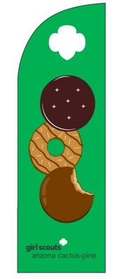 Cookie Feather Flag