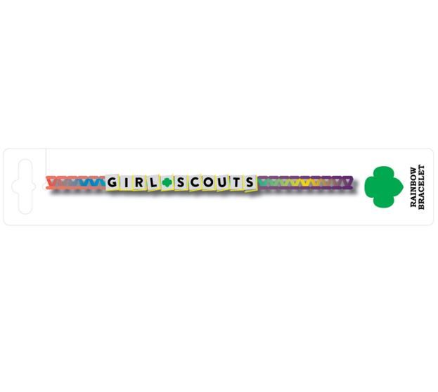 GS Cube Bead Rainbow Bracelet