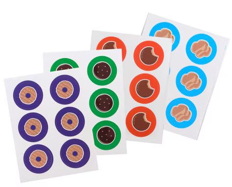 Cookie Fun Finds Stickers Pack of 4