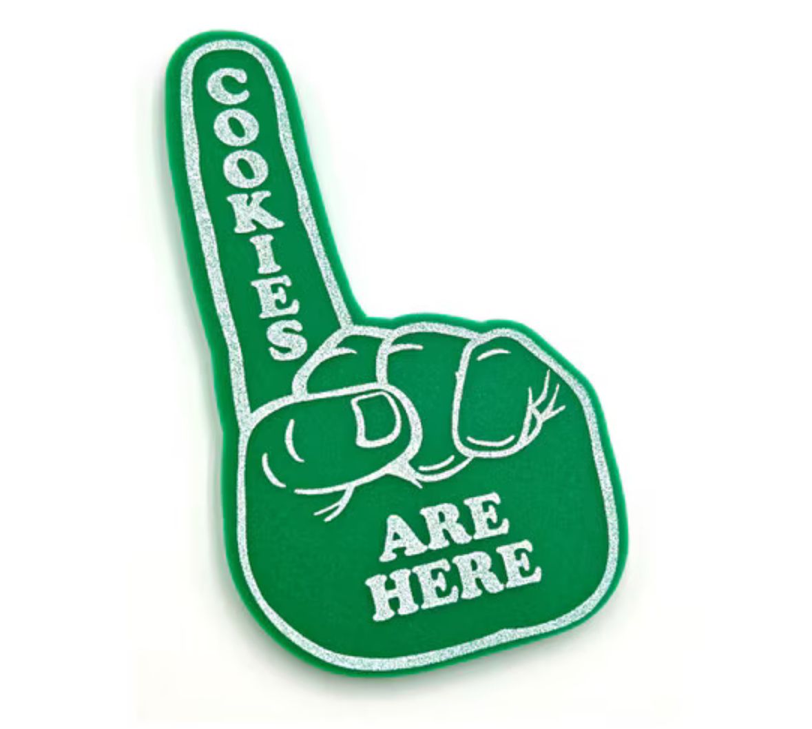 Foam Finger Cookie