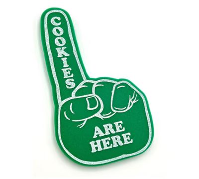 Foam Finger Cookie