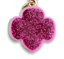 Charm It GS Glitter Trefoil Charm