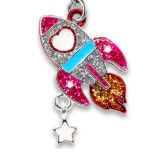 Charm It Glitter Rocket Charm