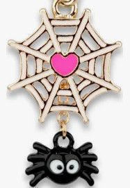 Charm It Spider Web Charm
