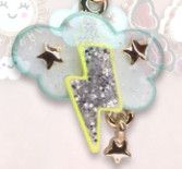 Charm It Glitter Lightning Charm