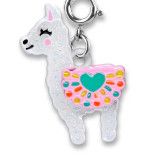 Charm It Glitter Llama Charm