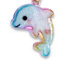 Charm It Gold Glitter Dolphin Charm