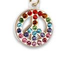 Charm It Rainbow Sparkle Peace Charm
