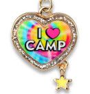 Charm It Gold I Love Camp Charm