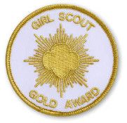 Gold Award Emblem Patch
