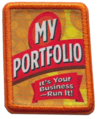 Senior My Cookie Portfolio Badge - Retired