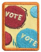 Senior Behind the Ballot