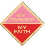 Cadette My Promise, My Faith Pin - Year 1