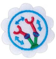 Daisy Design  A Robot Badge