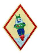 Cadette Showcasing Robots Badge