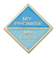 Daisy My Promise, My Faith Pin - Year 2
