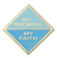 Daisy My Promise, My Faith Pin - Year 1