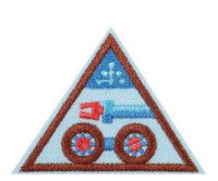 Brownie Designing Robots Badge