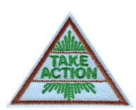 Brownie Take Action Award Badge