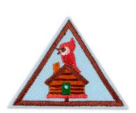 Brownie Cabin Camper Badge