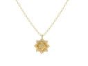 Gold Award Burst Necklace and Stud Set
