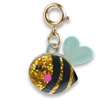 Charm It Glitter Bee Charm