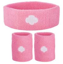 Girls Trefoil Sweatband Set