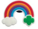 Rainbow PVC Shoe Charm