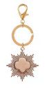 Bronze Award Burst Keychain