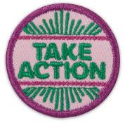 Junior Take Action Award Badge