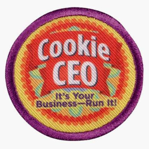 Junior Cookie CEO Badge - Retired