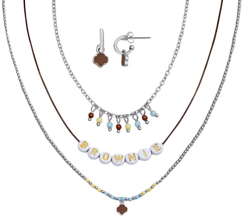 Brownie Necklace and Earring Set