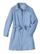 Junior Chambray Shirt Dress