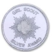 Silver Award Emblem Patch