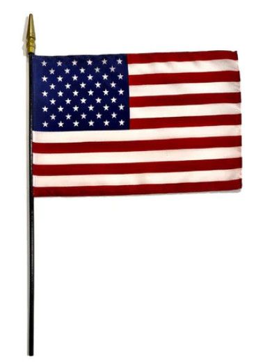 Stick US Flag Single