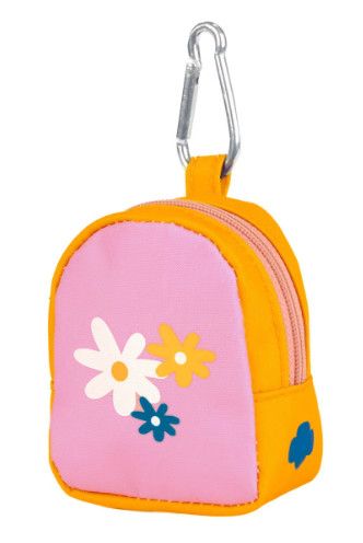 Daisy Mini Zipper Coin Purse Backpack Clip