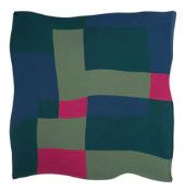 Pleated Color Block Scarf