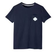 Navy Pocket T-Shirt - Adult