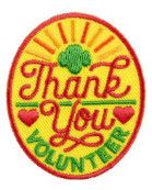 Thank you Volunteer Patch - D25