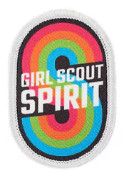 Girl Scout Spirit Retro Patch