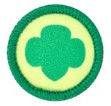 Girl Scout Trefoil Center Patch