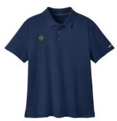 Navy Trefoil Polo Shirt