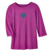 Boat Neck Trefoil Top