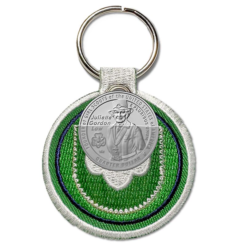 JGL Quarter Trefoil Keychain