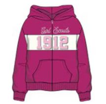 Girls Lurex 1912 Zip Up Hoodie