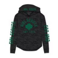 Girls Hooded Sporty Long Sleeve T-Shirt