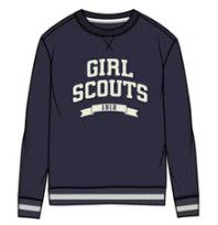 Adult Navy Varsity Pullover Sweatshirt